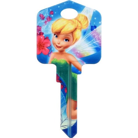 Hillman HILLMAN Disney Fairy House Key Blank 66/97 KW1/KW10 Single For Kwikset and Titan Locks 87634